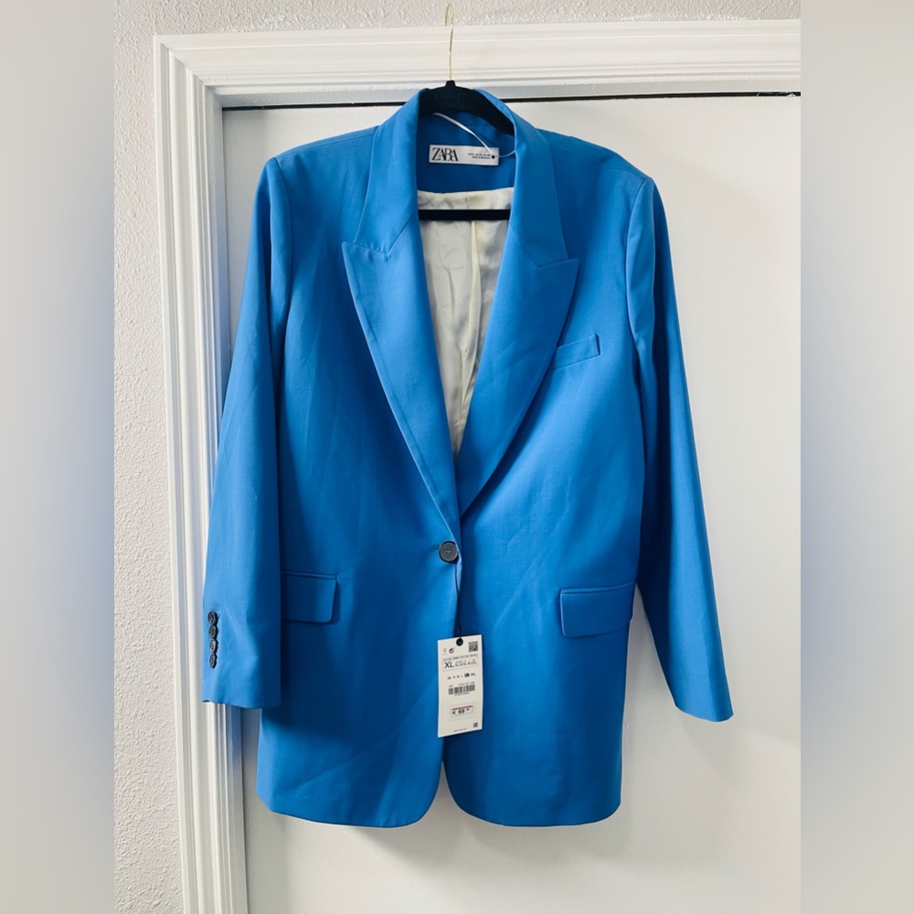 NWT ZARA Blazer in blue